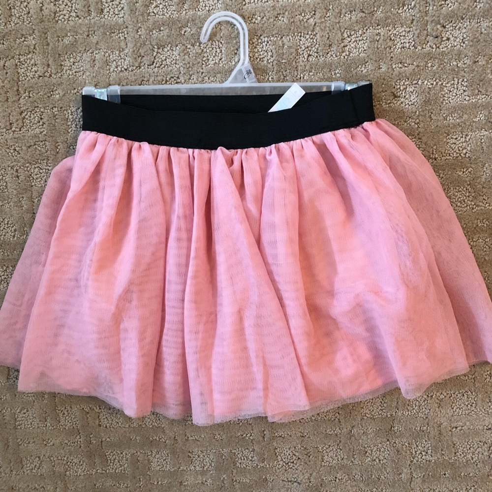 Pink tulle skirt